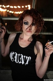Virgina Mae Smoking Redhead Bitch 01