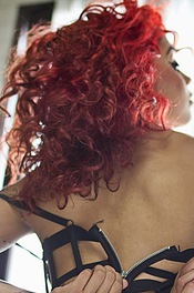Pretty Redhead Ebony Tattooed Babe 10