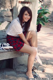 Cute Schoolgirl Marissa Strips In Public 00