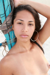 Ruth Medina On The Beach 03