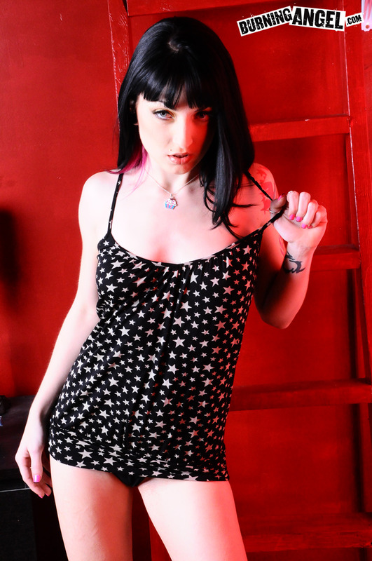 Tattooed Emo Slut Strips 12