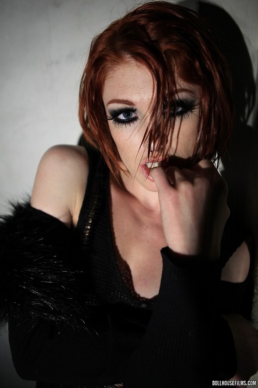 Virgina Mae Smoking Redhead Bitch 07