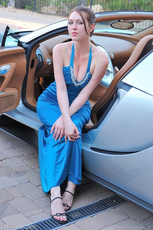 Meghan Posing In A Luxury Car 10