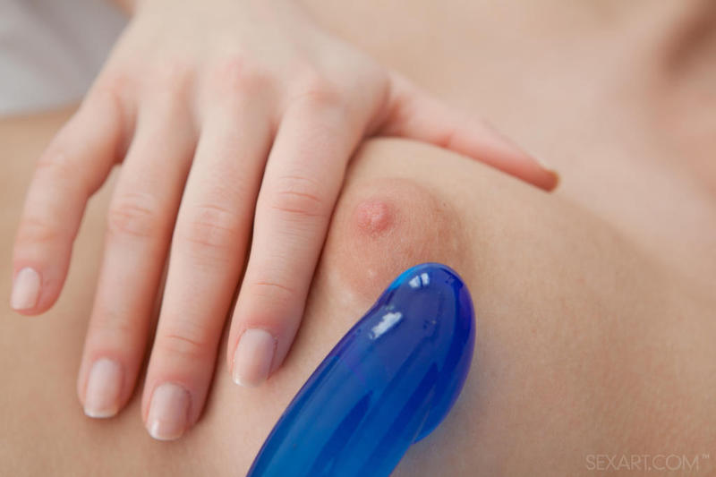 Little Caprice And Her Blue Dildo 04