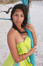 Ruth Medina On The Beach 00